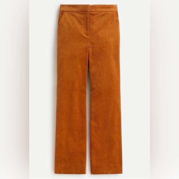 J. Crew Pants - J. Crew Hayden Kickout Crop Corduroy Pant in Rich Caramel Brown Size 10